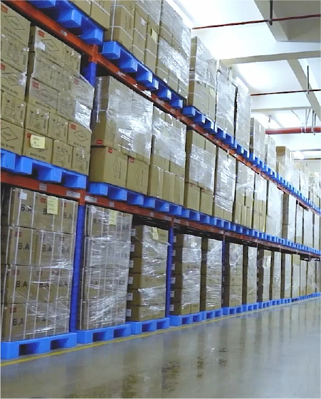 The advanced warehousing concept enables us to have a good capital turnover rate